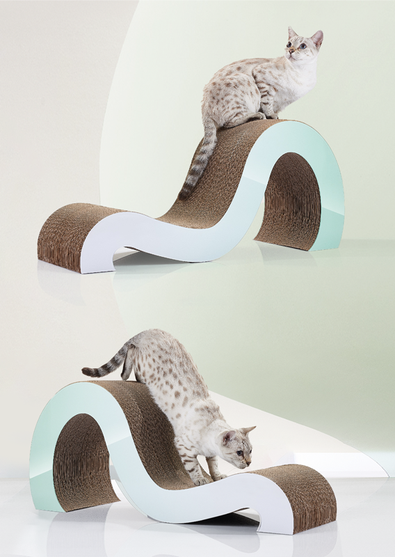 Mint Mint Modern Cat Scratcher Stretching Board Fluffy Kingdom Fluffy Kingdom